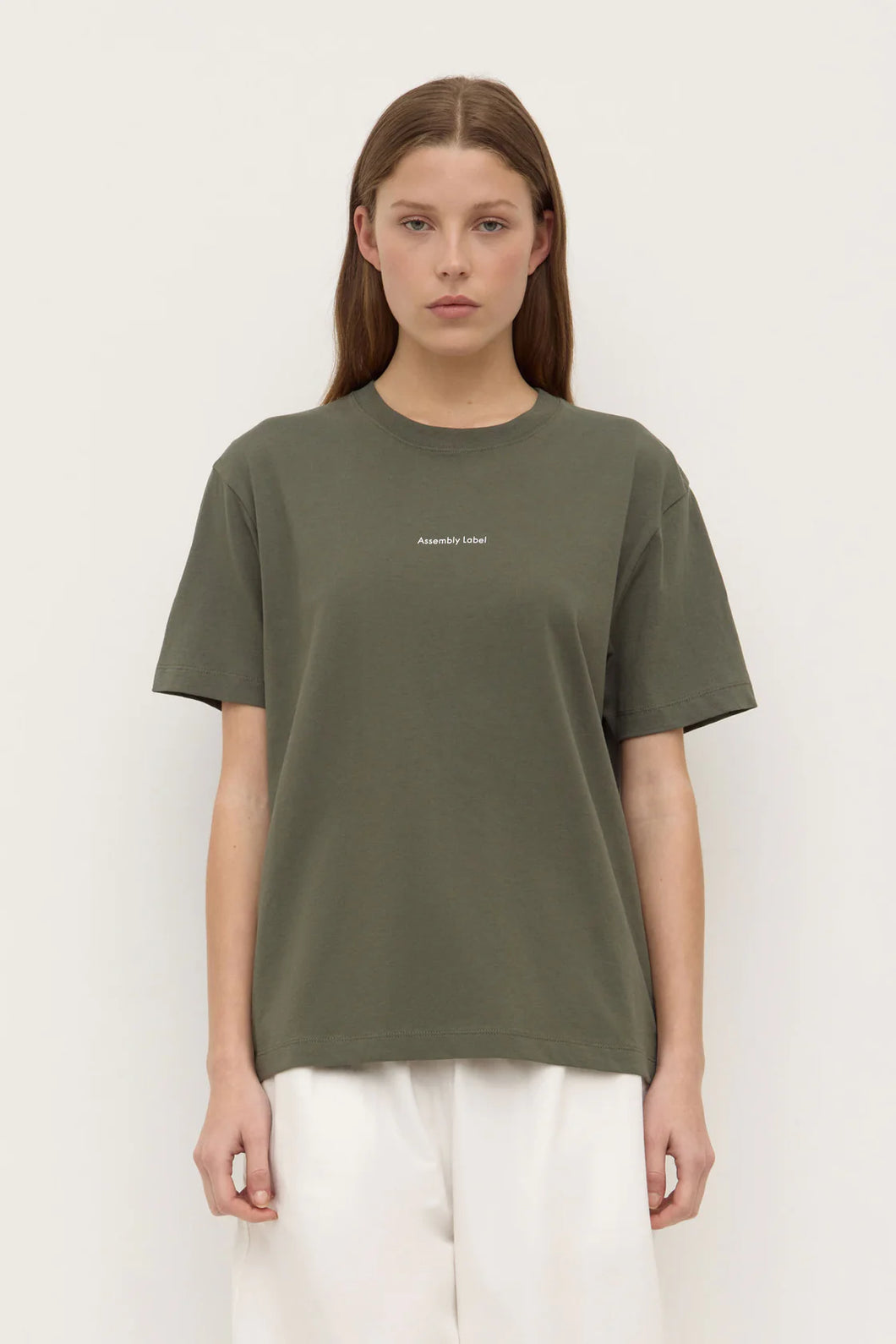Assembly Label Atelier Logo Tee - Moss