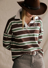Load image into Gallery viewer, FAR MER. by Whitney Jersey - Green/Choc Hyde Boutique
