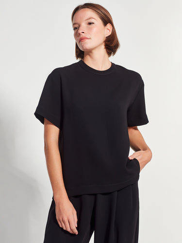 Juliette Hogan Fancy T - Black Luxe Suiting  Hyde Boutique   