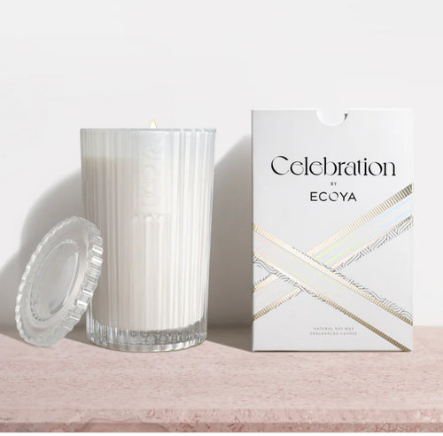 Ecoya Celebration Candle - Musk & Warm Vanilla Candle Ecoya   