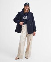 Load image into Gallery viewer, Barbour Northumberland Hoodie - Navy/White Hyde Boutique
