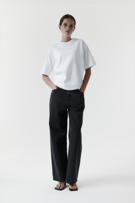 Rebe Freddy Jean - Washed Black Hyde Boutique