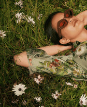 Load image into Gallery viewer, Papinelle x Karen Walker Love Letter Crop PJ - Sage
