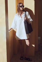Load image into Gallery viewer, Assembly Label Claire Mini Shirt Dress - White
