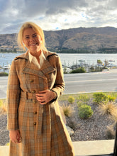 Load image into Gallery viewer, Jordan Elli Brentwood Trench Coat - Pink Check Hyde Boutique
