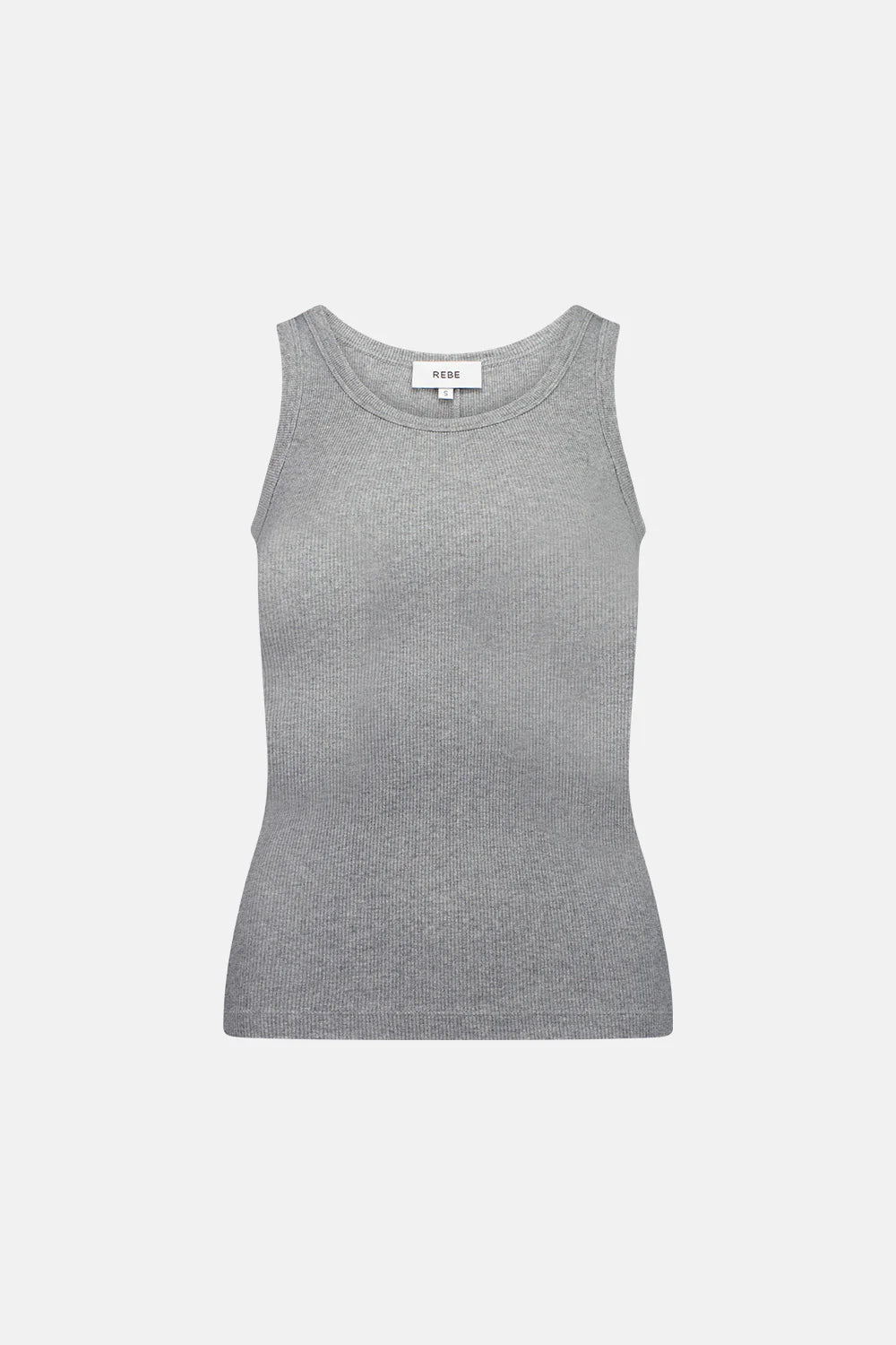 Rebe Ribbed Tank - Grey Hyde Boutique