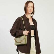 Load image into Gallery viewer, SABEN Matilda Crossbody - Eucalyptus + Chunky Chain
