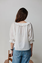 Load image into Gallery viewer, Måhsa Bon Ruffle Shirt - Cream
