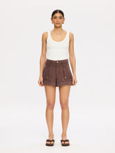 Load image into Gallery viewer, Kivari Celene Denim Short - Chocolate
