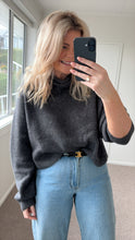 Load image into Gallery viewer, Assembly Label Paris Wool Cashmere Knit Turtleneck - Charcoal Marle Hyde Boutique
