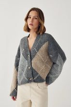 Load image into Gallery viewer, Noella Laiana Cardigan - Grey Mix Arriving Mid June Hyde Boutique
