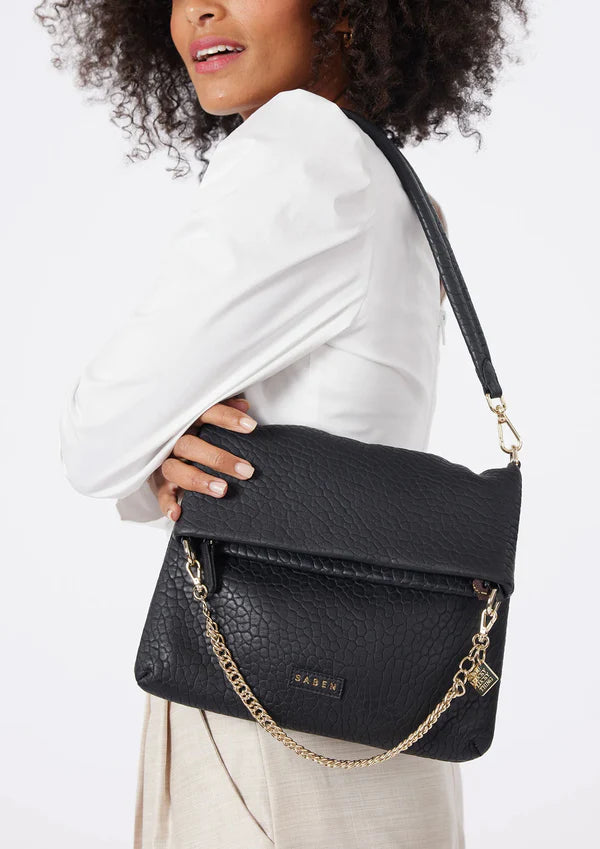 Saben Daria Shoulder Bag - Black Bubble Hyde Boutique