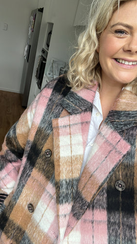 Trelise Cooper Cozy Grail Coat - Check Hyde Boutique