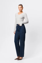 Load image into Gallery viewer, Mossman Sedona Top - Grey Marle Apparel > Women > Clothing > Tops > Long Sleeve Tops > Ribbed Jersey Tops > Mossman Hyde Boutique
