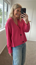 Load image into Gallery viewer, Alete Threads by Aleger Tiber Oversized Cardigan - Hot Pink Apparel > Women > Clothing > Knitwear > Cardigans > Alete Threads by Aleger Hyde Boutique
