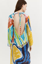 Load image into Gallery viewer, Gary Bigeni Felice Backless Loose Dress - Placement Print  Hyde Boutique   
