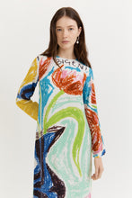 Load image into Gallery viewer, Gary Bigeni Felice Backless Loose Dress - Placement Print  Hyde Boutique   
