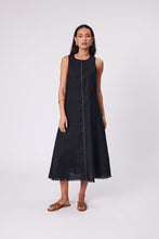 Load image into Gallery viewer, Marlow Florence Linen Dress - Black  Hyde Boutique   
