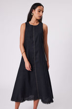 Load image into Gallery viewer, Marlow Florence Linen Dress - Black  Hyde Boutique   
