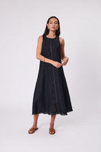 Load image into Gallery viewer, Marlow Florence Linen Dress - Black  Hyde Boutique   
