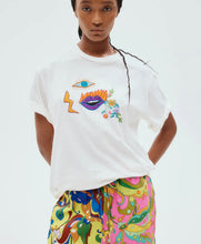 Load image into Gallery viewer, Alemais Meagan Embroidery T-Shirt - Cream  Hyde Boutique   

