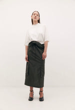 Load image into Gallery viewer, Harris Tapper Chaimberlain Skirt - Asphalt Nylon  Hyde Boutique   
