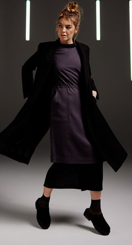 Nyne Cleo Dress - Charcoal  Hyde Boutique   