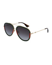 Load image into Gallery viewer, Gucci GG0062S Sunglasses - Gold-Gold  Hyde Boutique   
