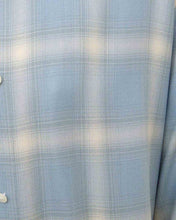 Load image into Gallery viewer, Assembly Label Womens Luka Japanese Shirt - Steel Blue Check Hyde Boutique
