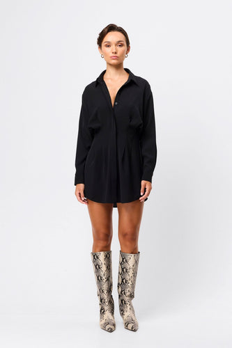 Mossman Good Intentions Mini Dress - Black Hyde Boutique