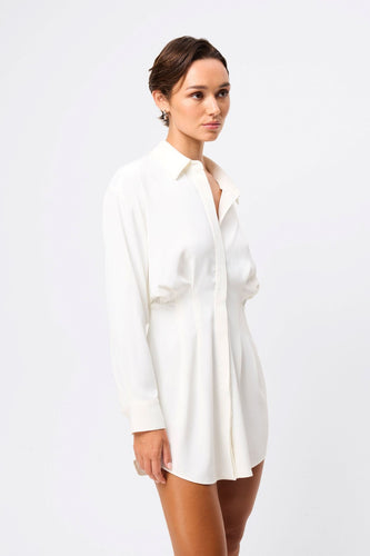 Mossman Good Intentions Mini Dress - White Hyde Boutique