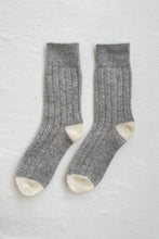 Load image into Gallery viewer, Le Bon Shoppe Cashmere Socks - Grey Melange
