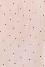 Load image into Gallery viewer, Ivy + Jack Garnish Spot Frill Front Mid Sleeve Top - Blush Polka Dot
