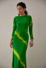 Load image into Gallery viewer, Gary Bigeni Leong Hand Painted Dress - Green  Hyde Boutique   
