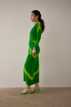 Load image into Gallery viewer, Gary Bigeni Leong Hand Painted Dress - Green  Hyde Boutique   
