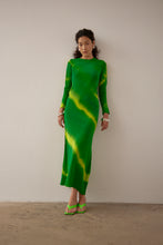 Load image into Gallery viewer, Gary Bigeni Leong Hand Painted Dress - Green  Hyde Boutique   
