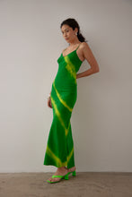 Load image into Gallery viewer, Gary Bigeni Milka Cami Dress Hand Painted - Green  Hyde Boutique   
