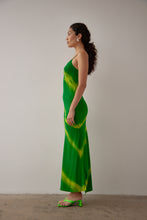 Load image into Gallery viewer, Gary Bigeni Milka Cami Dress Hand Painted - Green  Hyde Boutique   
