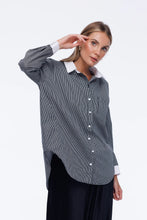 Load image into Gallery viewer, Blak the Label Girlfriend Shirt - Black/White Stripe  Hyde Boutique   

