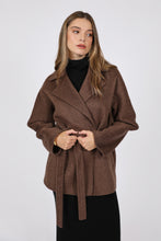 Load image into Gallery viewer, Marlow Grove Wool Coat - Mushroom Hyde Boutique

