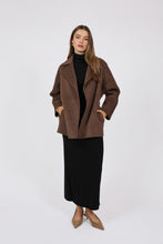 Load image into Gallery viewer, Marlow Grove Wool Coat - Mushroom Hyde Boutique
