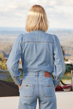 Load image into Gallery viewer, Zoe Kratzmann Hanker Top - Light Washed Denim Hyde Boutique
