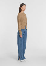 Load image into Gallery viewer, Viktoria &amp; Woods Hart Merino Cardigan - Wicker Marl Hyde Boutique
