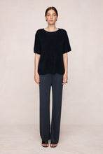 Load image into Gallery viewer, Marle Hera Top - Black Apparel > Women > Clothing > Knitwear > Knit Tops > Short Sleeve Knit Tops > Marle Hyde Boutique
