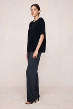 Load image into Gallery viewer, Marle Hera Top - Black Apparel > Women > Clothing > Knitwear > Knit Tops > Short Sleeve Knit Tops > Marle Hyde Boutique
