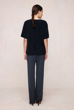 Load image into Gallery viewer, Marle Hera Top - Black Apparel > Women > Clothing > Knitwear > Knit Tops > Short Sleeve Knit Tops > Marle Hyde Boutique

