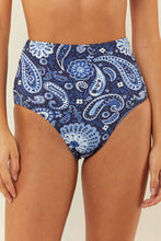 Load image into Gallery viewer, Palm Noosa High Waist Bikini Bottoms - Blue Paisley  Hyde Boutique   
