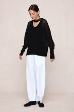 Load image into Gallery viewer, Marle Hope Jumper - Black Apparel > Women > Clothing > Knitwear > Jumpers > Scoop Neck Jumpers > Marle Hyde Boutique
