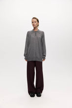 Load image into Gallery viewer, Harris Tapper Orwell Knit Polo - Grey Hyde Boutique
