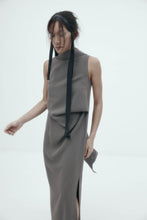 Load image into Gallery viewer, Harris Tapper Laro Dress - Grey Drape Suiting
